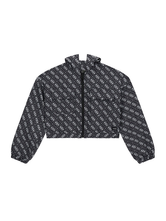 Guess Kurtka przejściowa J6RQ03 WH2K0 Czarny Regular Fit