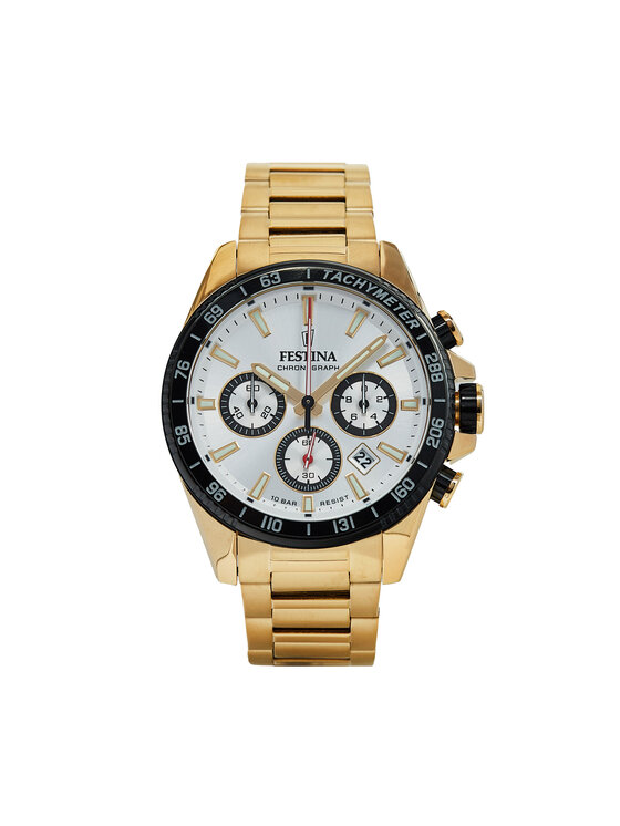Festina Zegarek Timeless Chronograph 20634/1 Złoty
