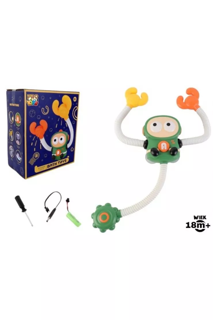 Prysznic robot zielony na akumulator