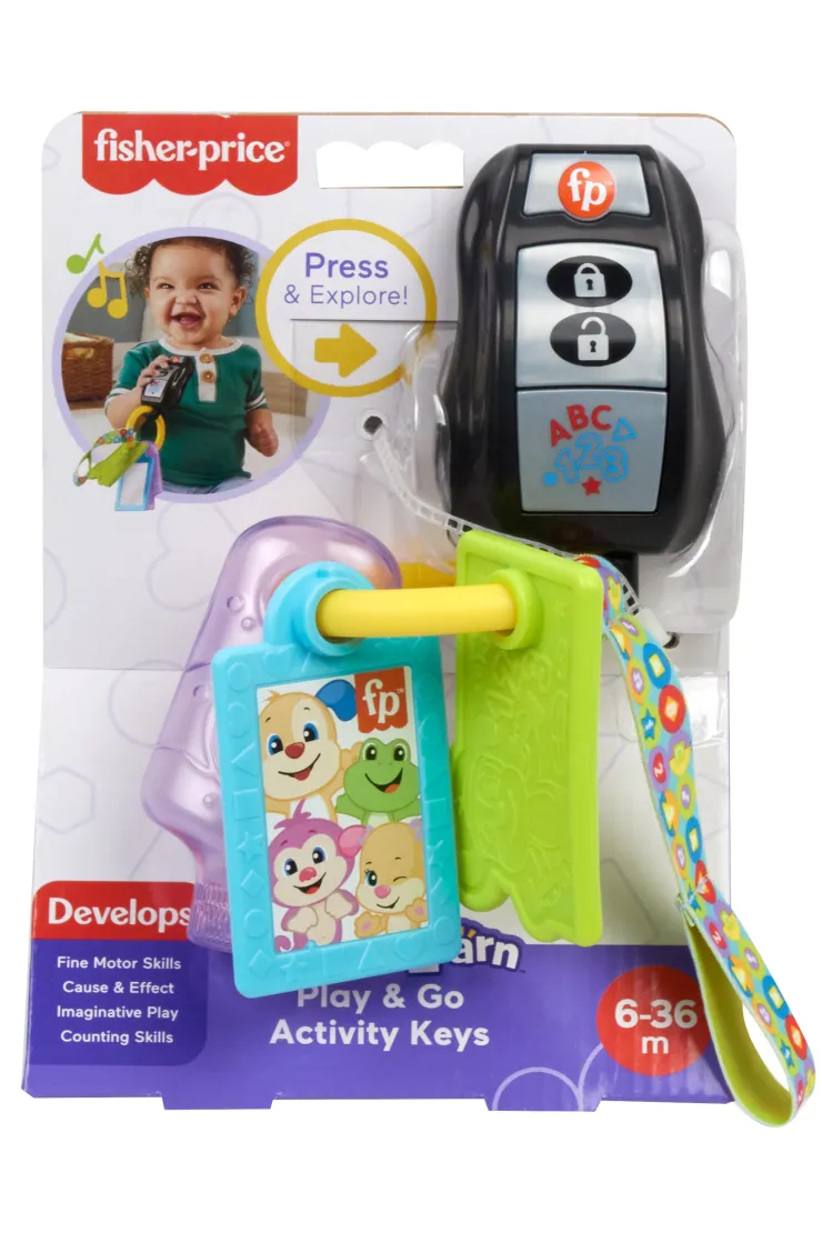 Fisher-Price. Edukacyjne kluczyki ABC 123 HXF51