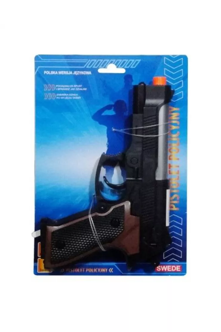Pistolet policyjny z polskim modułem dźwiękowym