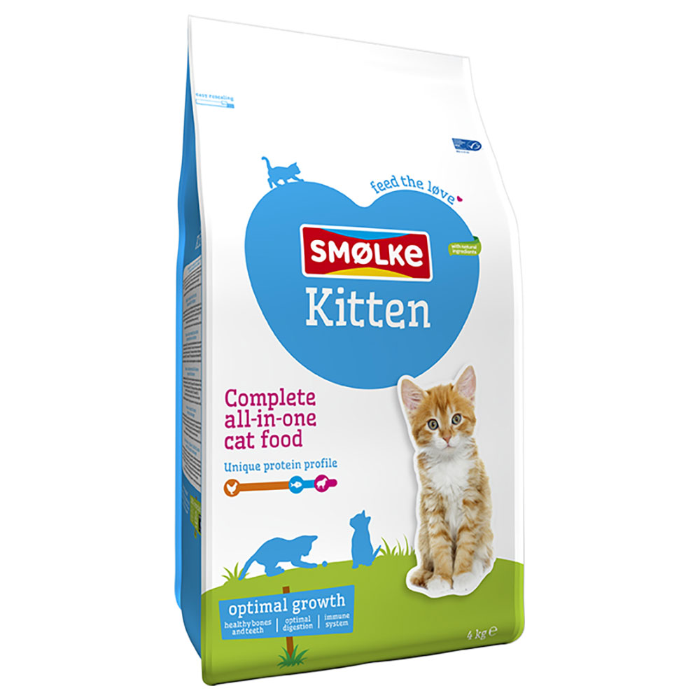 Smølke Kitten Optymalny wzrost - Podwójne opakowanie: 2 x 4 kg