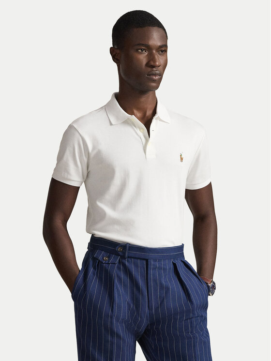 Polo Ralph Lauren Polo 710685514001 Biały Slim Fit