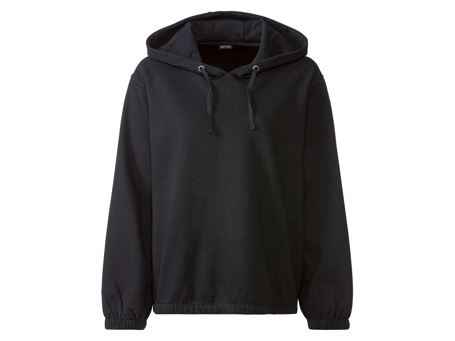 esmara® Bluza dresowa damska XXL z kapturem (XL(48/50), Czarny)