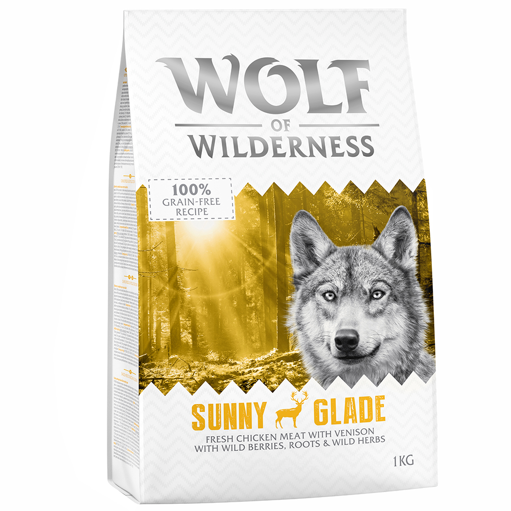 Wolf of Wilderness Adult „Sunny Glade”, jeleń - 5 x 1 kg