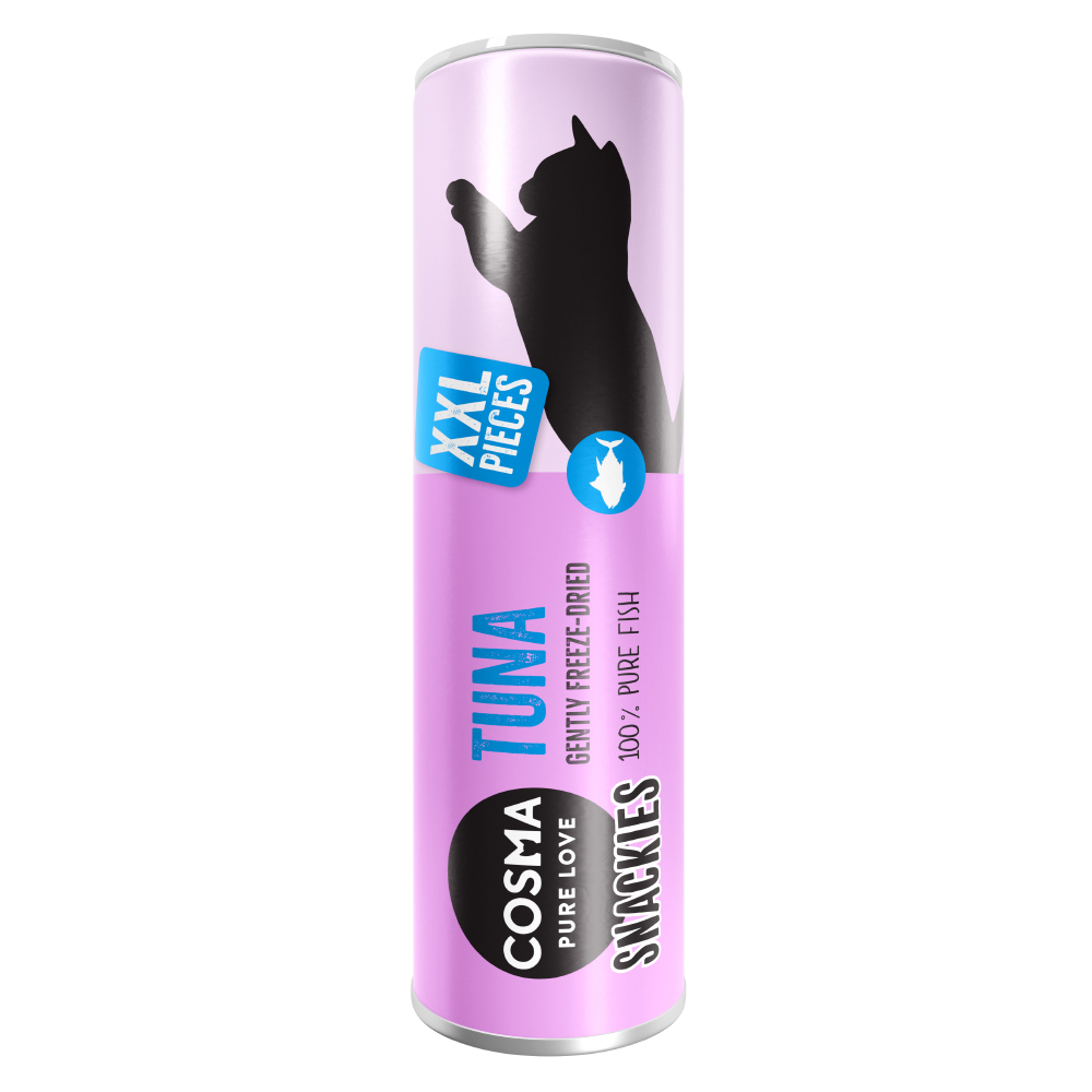 Pakiet Cosma Original Snackies XXL, 5 tubek - Tuńczyk, 125 g