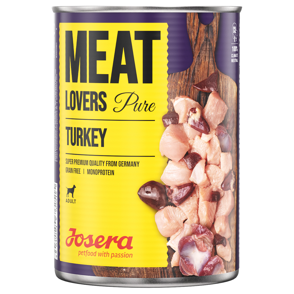 Josera Meatlovers Pure, 6 x 800 g - Indyk (stara szata graficzna)