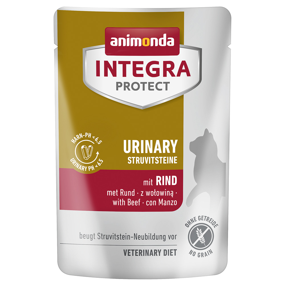 animonda Integra Protect Adult Urinary, kamienie nerkowe, 24 x 85 g - Wołowina