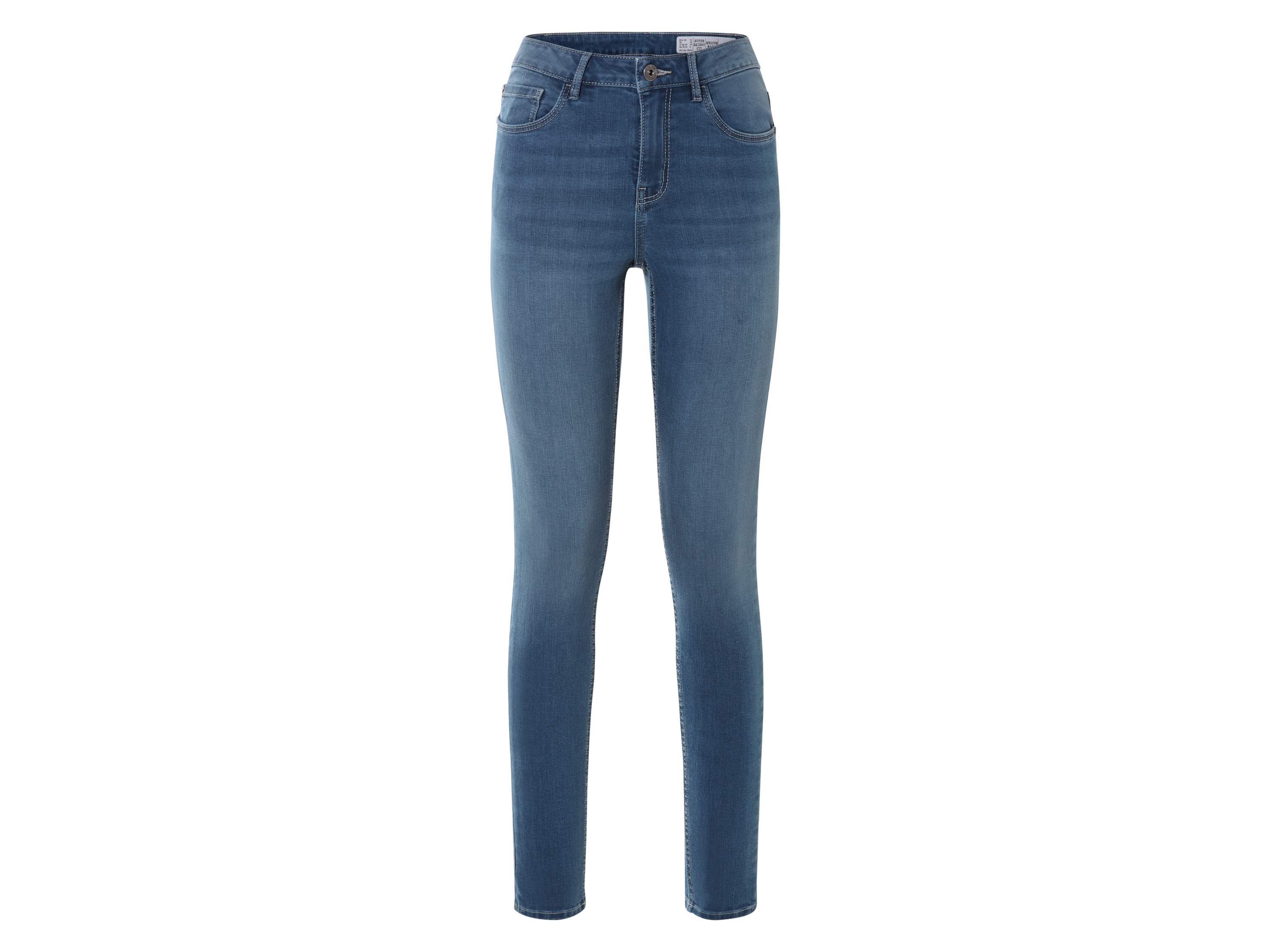 esmara® Jeansy damskie super skinny fit (Jasnoniebieski, 38 (krótkie))
