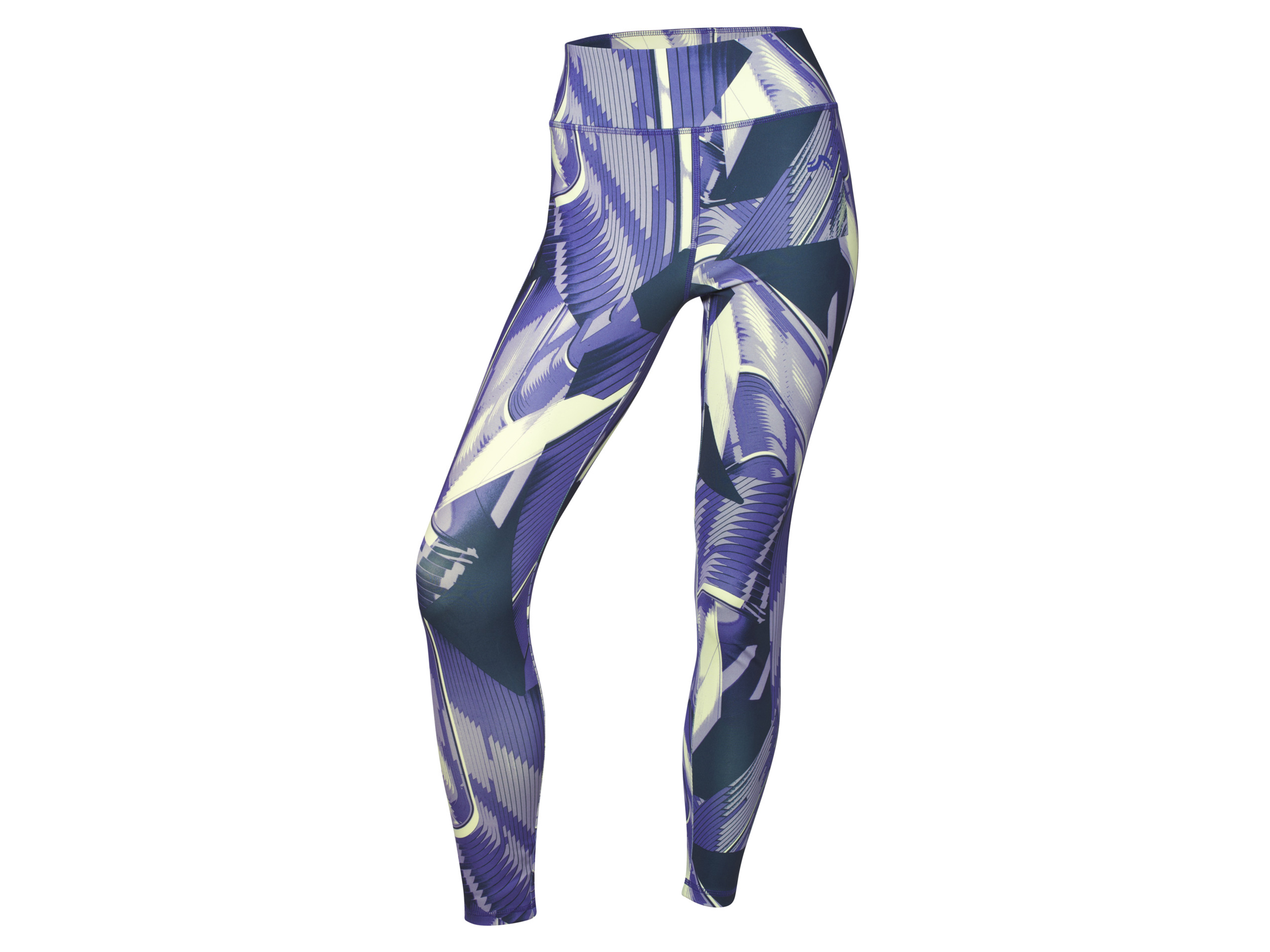 CRIVIT Legginsy damskie funkcyjne (fioletowy/granatowy/zielony, XS (32-34))