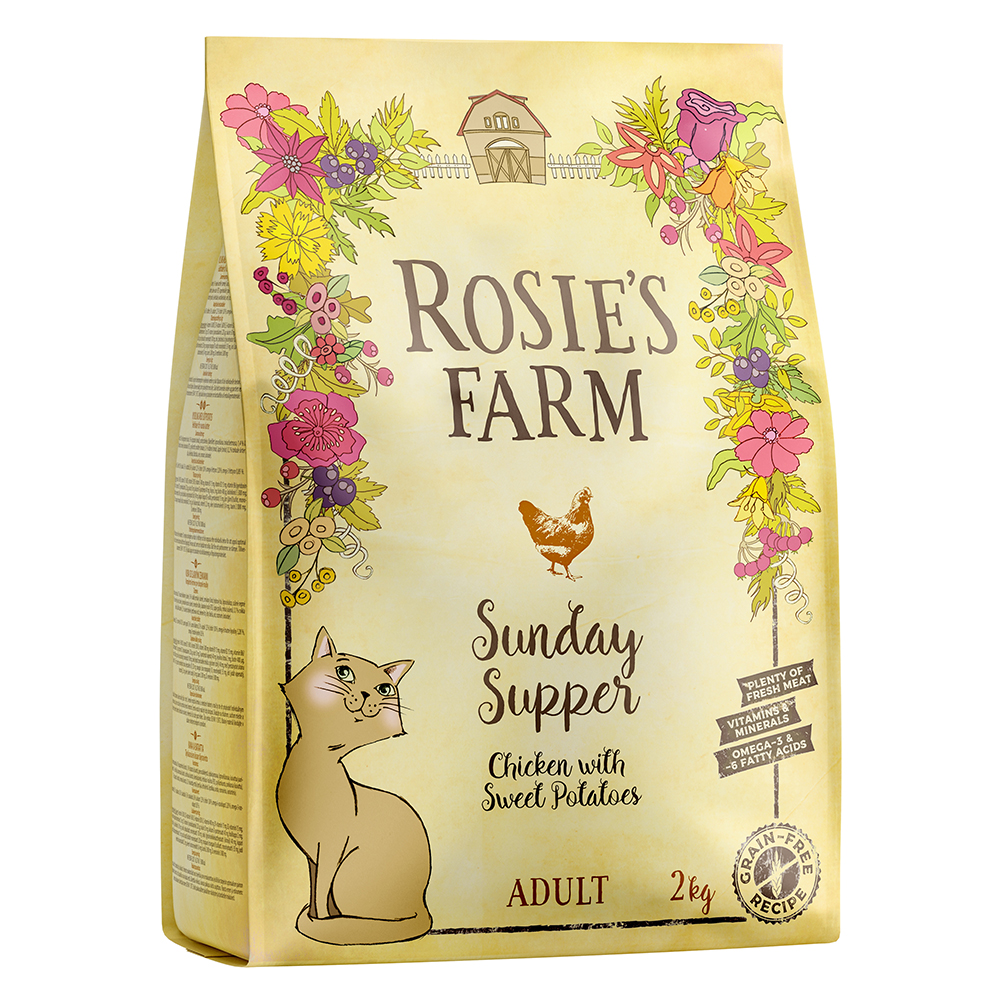 Rosie's Farm Adult, kurczak z batatami - 3 x 2 kg