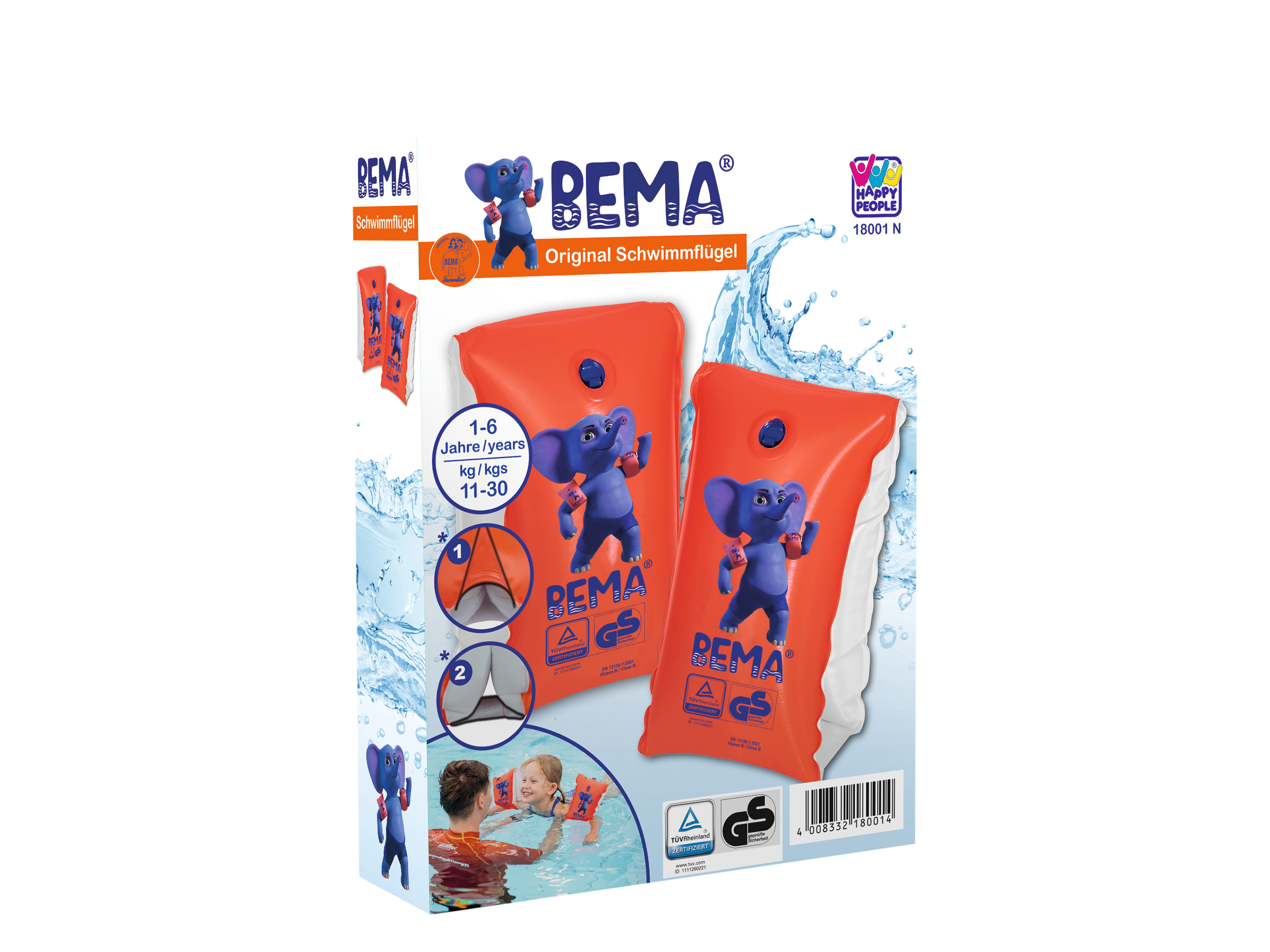 BEMA® Rękawki / Pas do pływania dla dzieci (Rękawki) miniaturka