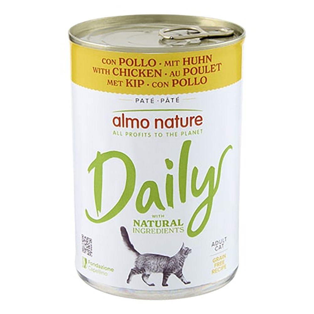 Korzystny pakiet Almo Nature Daily Menu, 12 x 400 g - Kurczak