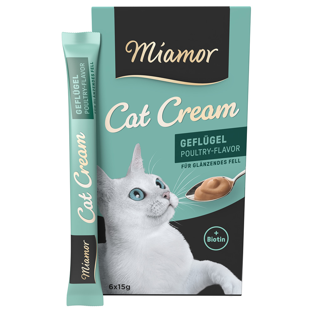 Miamor Cat Cream pasta z drobiem - 6 x 15 g miniaturka