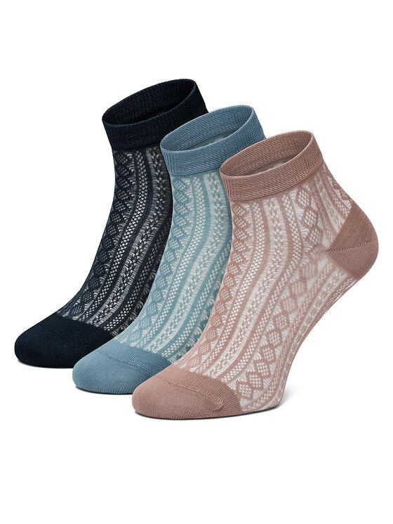 Nine West Skarpety długie KR_NW_SHINY_Z_SS25 (3 PACK) Kolorowy