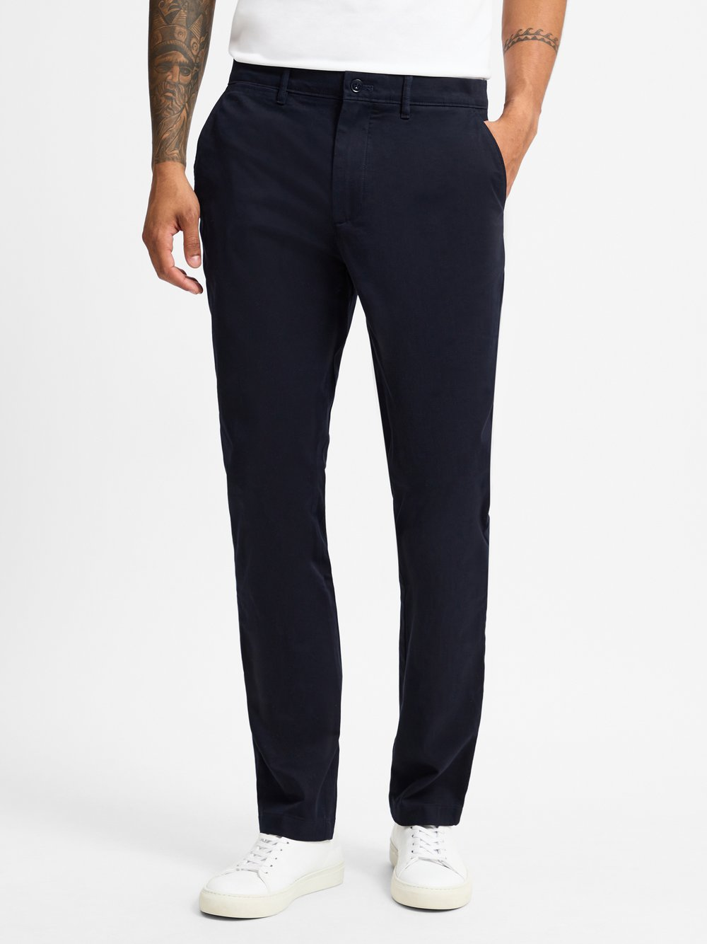 Tommy Hilfiger Spodnie - Denton Mężczyźni Bawełna niebieski, 36-32