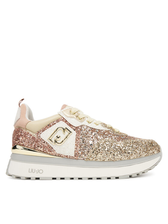 Liu Jo Sneakersy Maxi Wonder 01 BF5009 TX007 Złoty