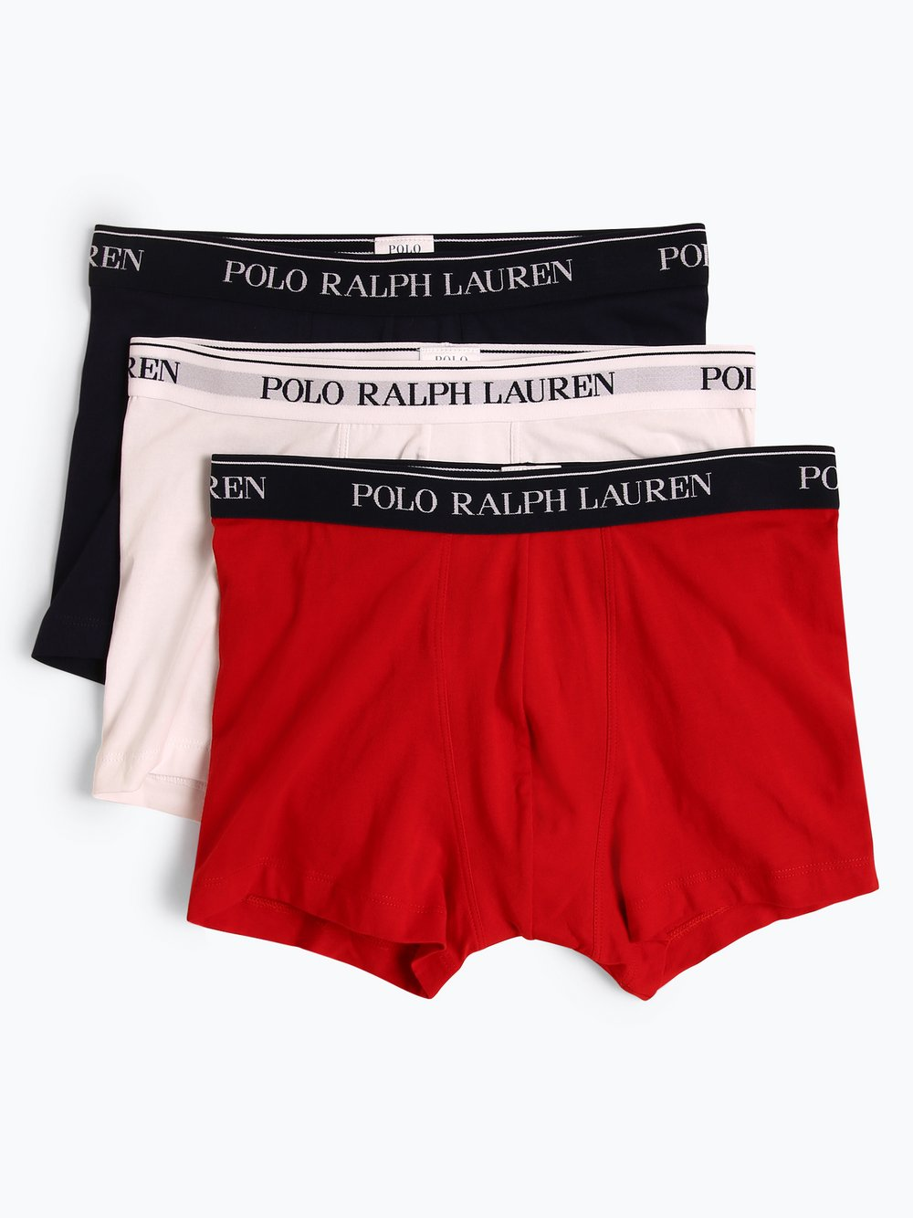 Polo Ralph Lauren Obcisłe bokserki pakowane po 3 szt. Mężczyźni Bawełna czarny|biały|czerwony, L