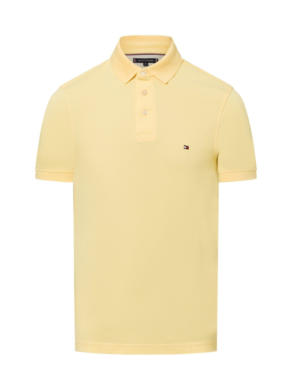 Tommy Hilfiger Męska koszulka polo Mężczyźni Bawełna żółty, M