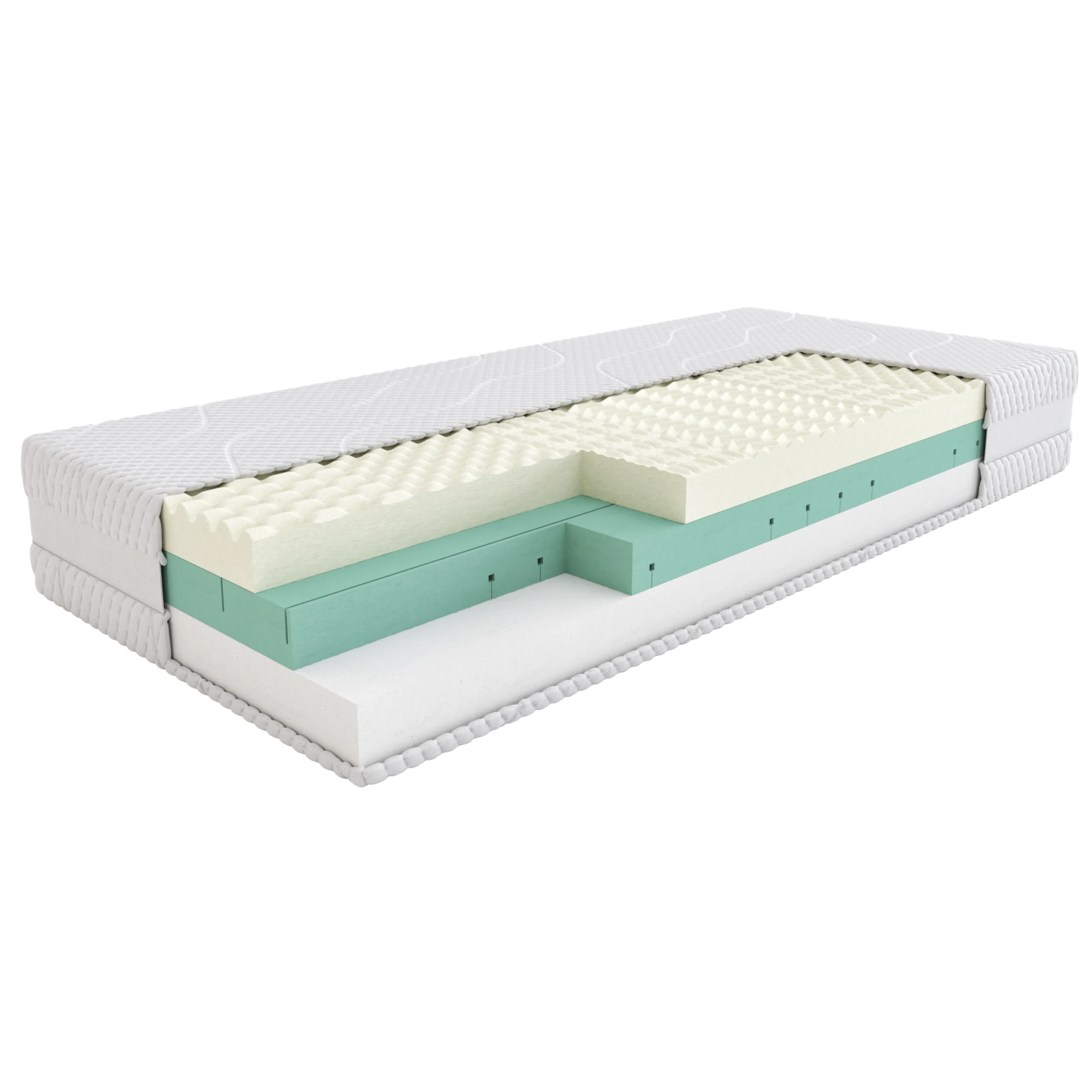 Materac Supreme SleepMed 120x200 cm piankowy, wyrób medyczny, /H3H4/H5 średnio twardy/twardy/bardzo twardy