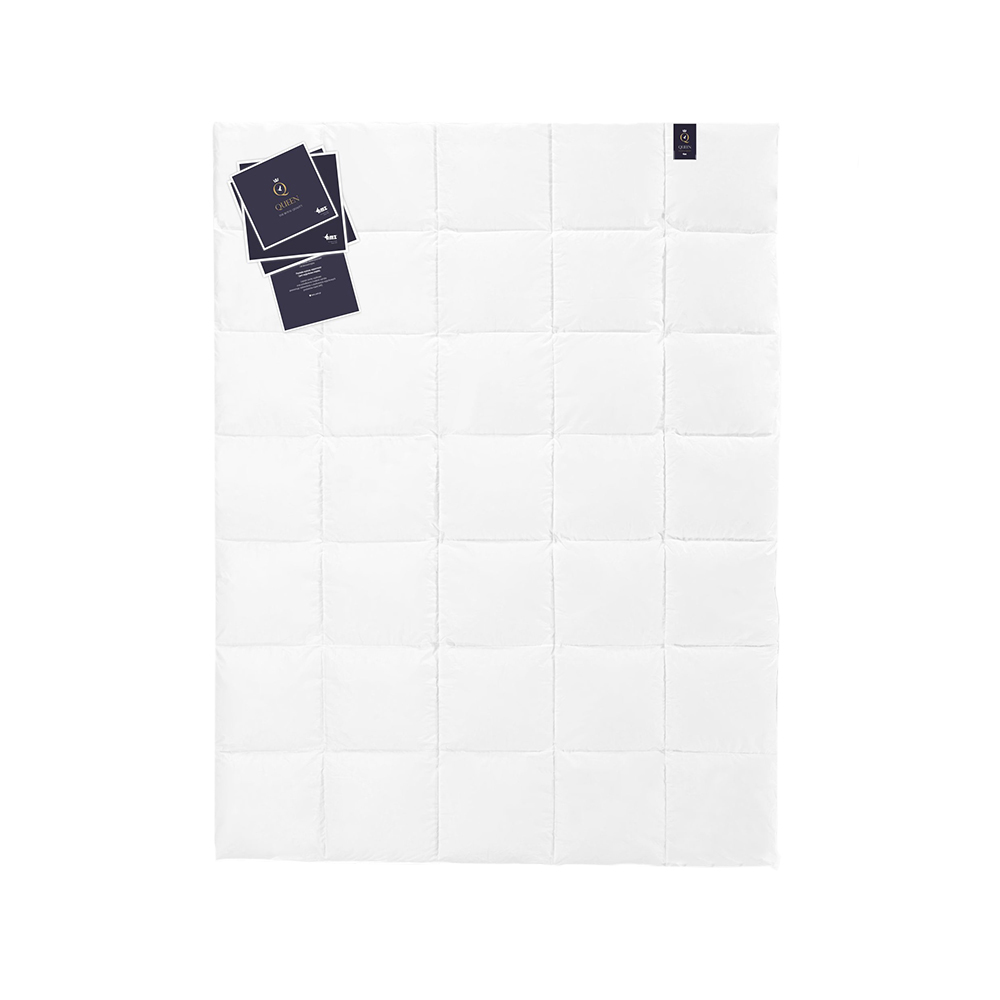 Kołdra Queen AMZ 220x240 cm Letnia puch gęsi syberyjskiej 100%, Tencel 52%, batyst bawełniany 48%