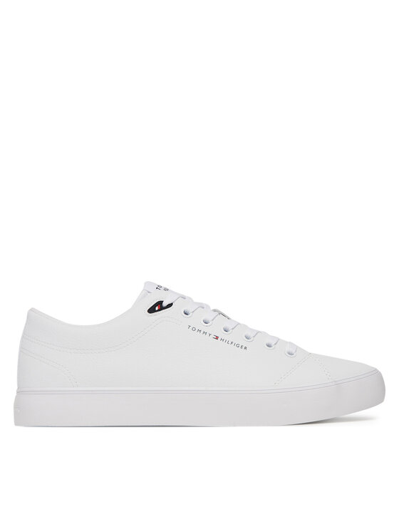 Tommy Hilfiger Sneakersy Th Hi Vulc Core Low Lth Ii Ess FM0FM05511 Biały