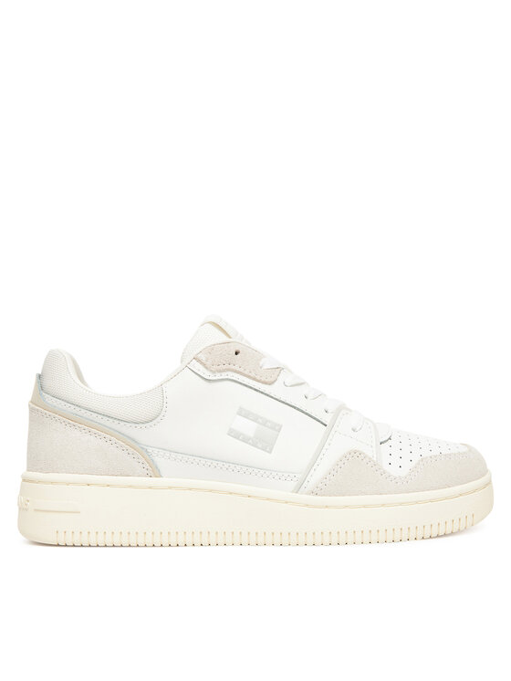 Tommy Jeans Sneakersy Tjw Retro Basket Sneaker EN0EN02818 Écru