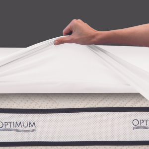 Ochraniacz I Prześcieradło 2w1 Optimum 90x200 cm Biały antyalergiczny, ekologiczny