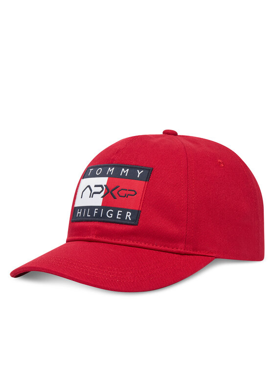 Tommy Hilfiger Czapka z daszkiem F1 Movie AM0AM13966 Czerwony