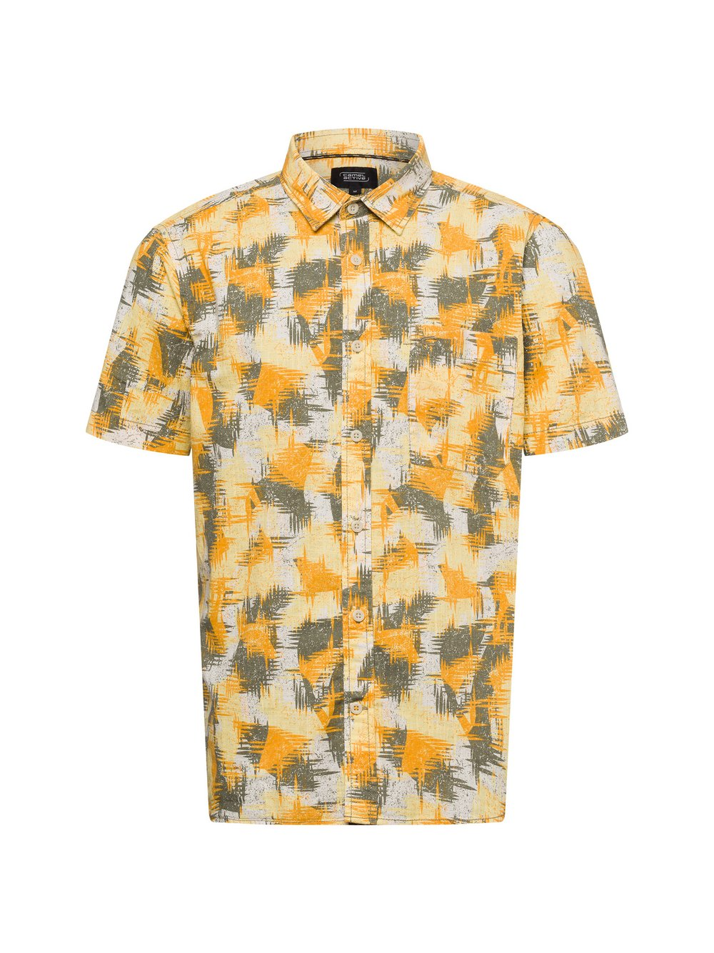 Camel Active Męska koszula casual Mężczyźni Regular Fit Bawełna wielokolorowy, XXL