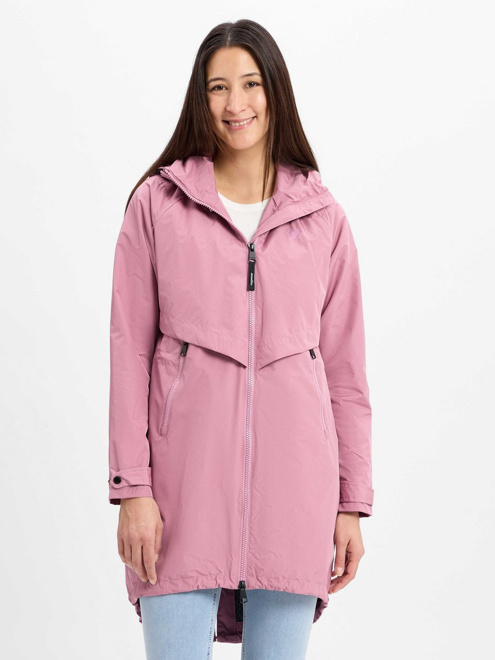 Ragwear Damski płaszcz funkcjonalny - Frodik Kobiety różowy, XL