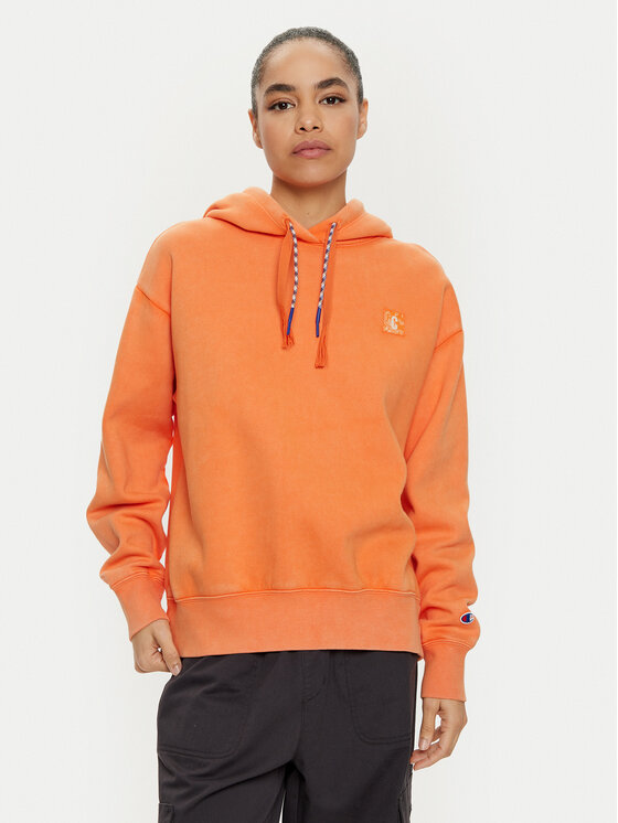 Champion Bluza 117441 Pomarańczowy Loose Fit