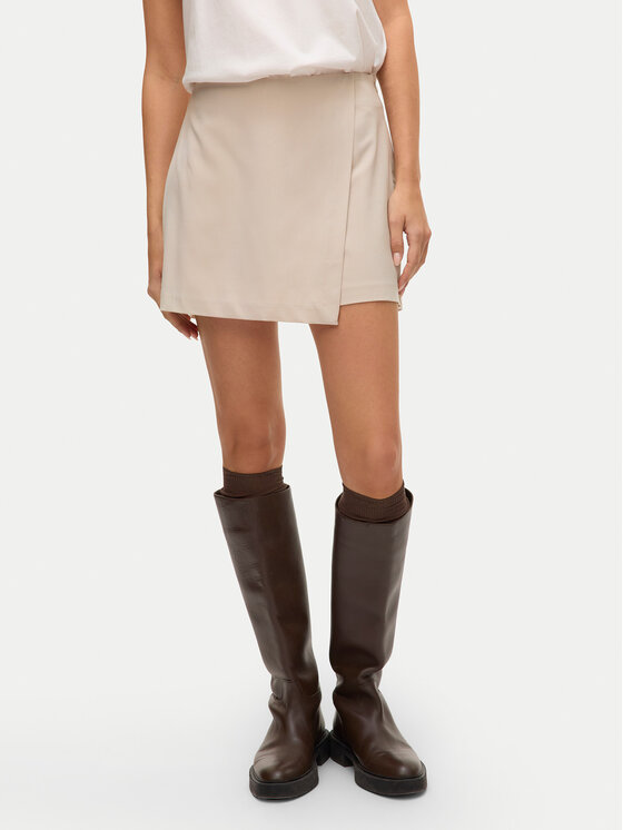 Vero Moda Spódnico-szorty Melina 10332054 Beżowy Loose Fit