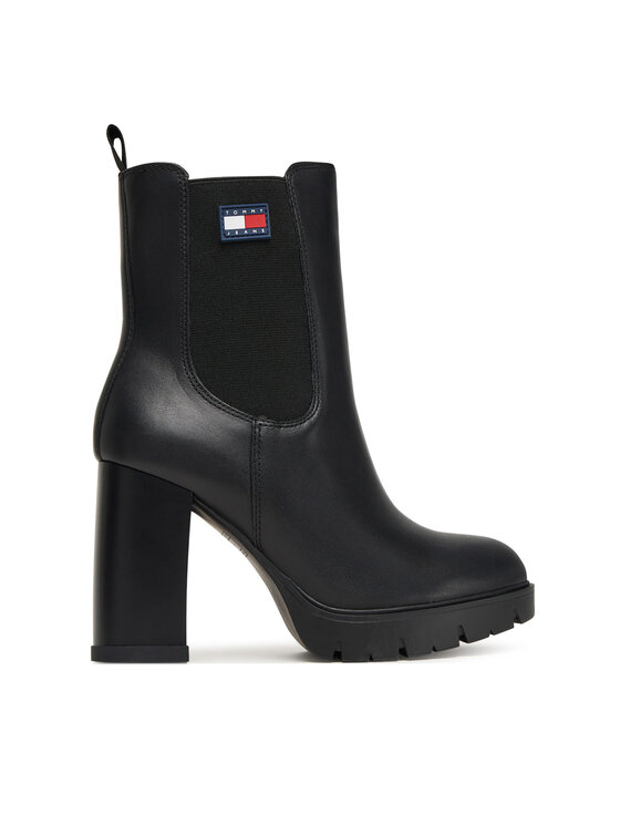 Tommy Jeans Botki Tjw EN0EN02831 Czarny