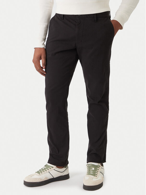Tommy Jeans Spodnie materiałowe Scanton DM0DM22404 Czarny Slim Fit