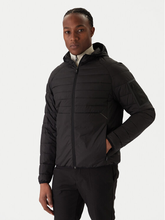 BOSS Kurtka przejściowa Ow Urbanex JT HD 50549181 Czarny Regular Fit