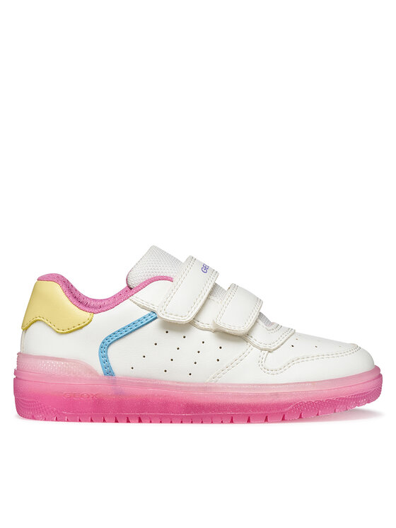 Geox Sneakersy J Washiba Girl J45HXB 0003W C1364 S Biały