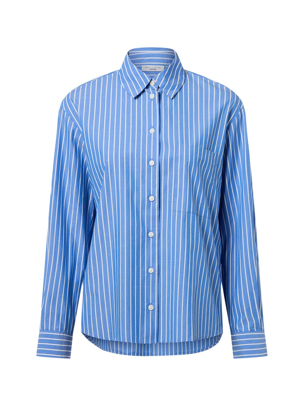 Marc O'Polo Denim Bluzka damska Kobiety Bawełna niebieski, L