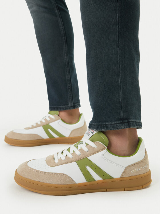 Guess Jeans Sneakersy CWBEO-BENJAMIN-01 WE Biały