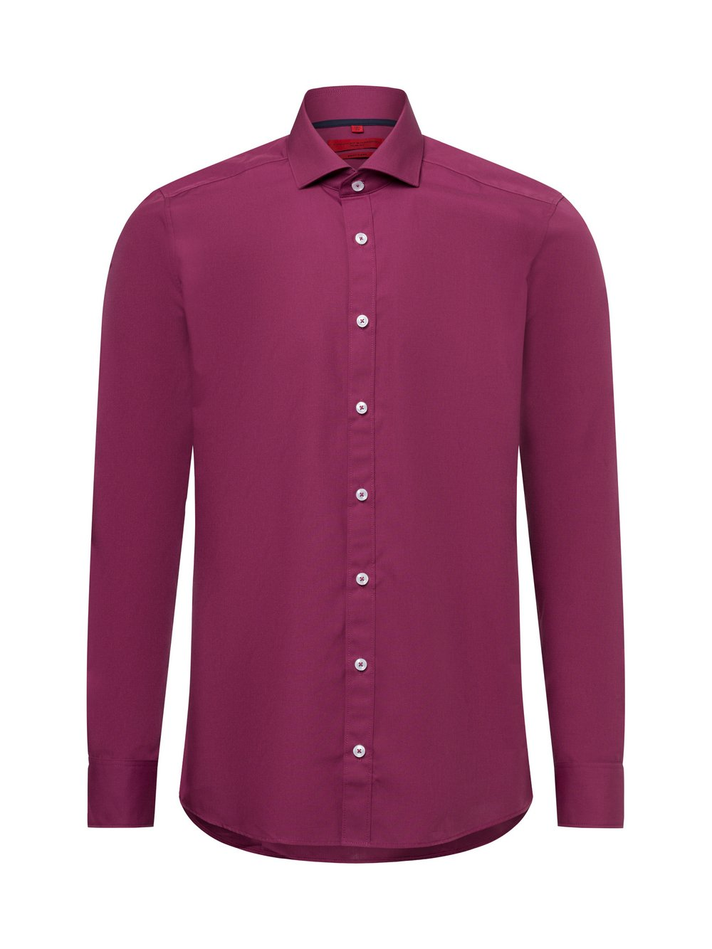 Finshley & Harding Męska koszula biznesowa - Easy Care Mężczyźni Slim Fit Bawełna czerwony, 37