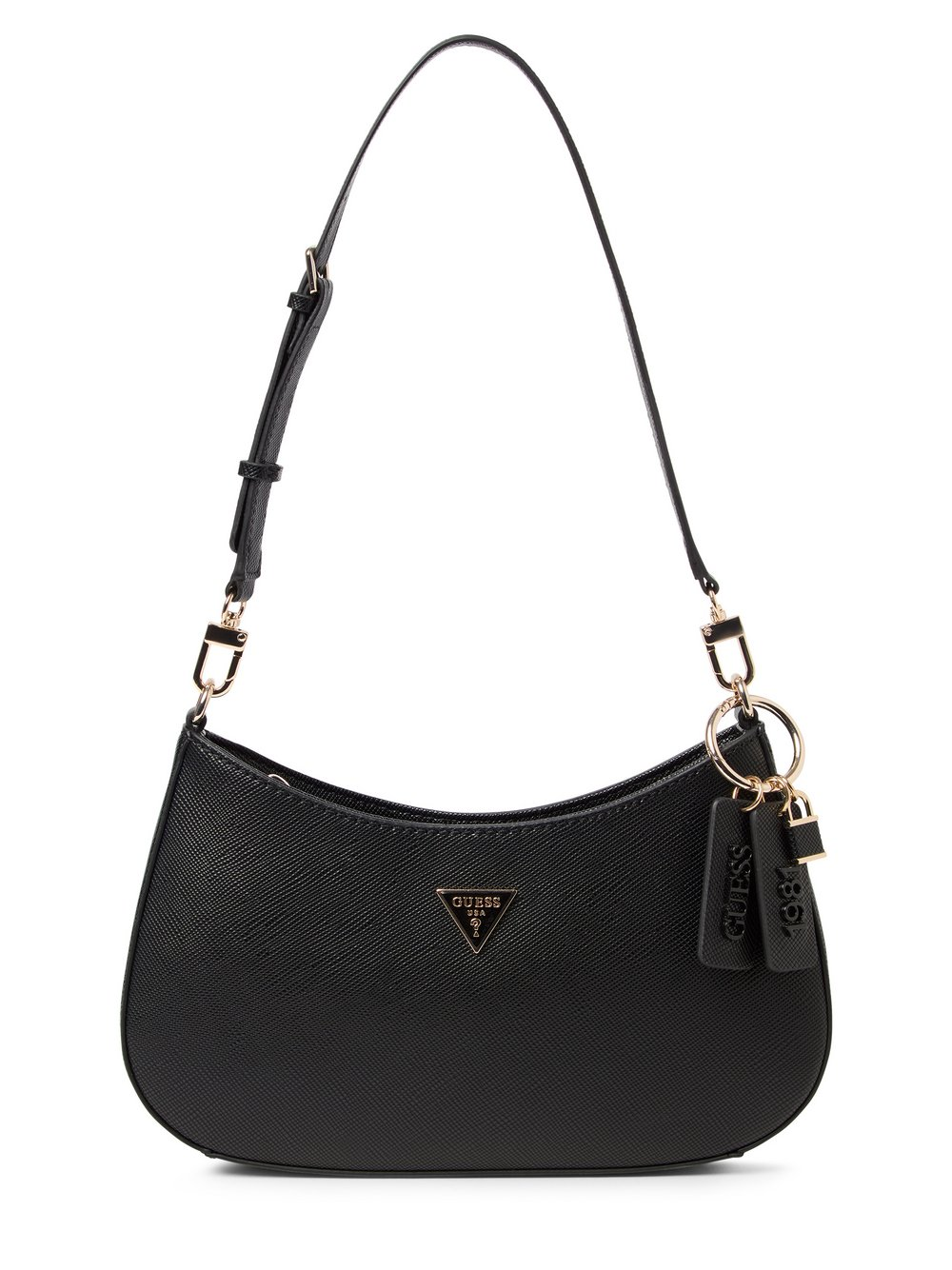 GUESS Torebka damska - Noelle II Kobiety Sztuczna skóra czarny, ONE SIZE