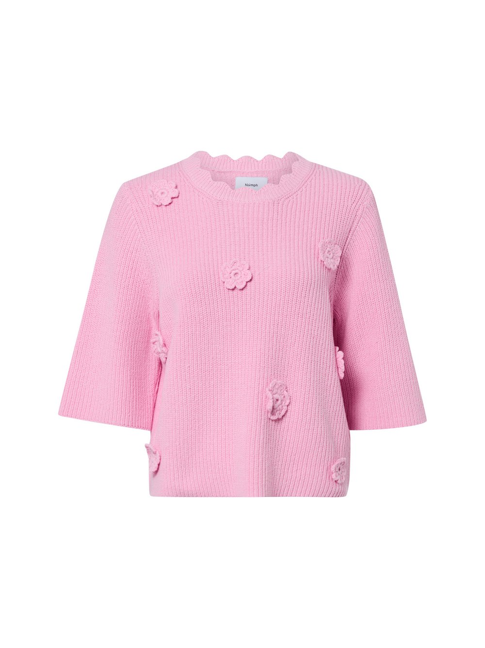 Nümph Damski sweter z dzianiny - NUMarsie Kobiety różowy, XS