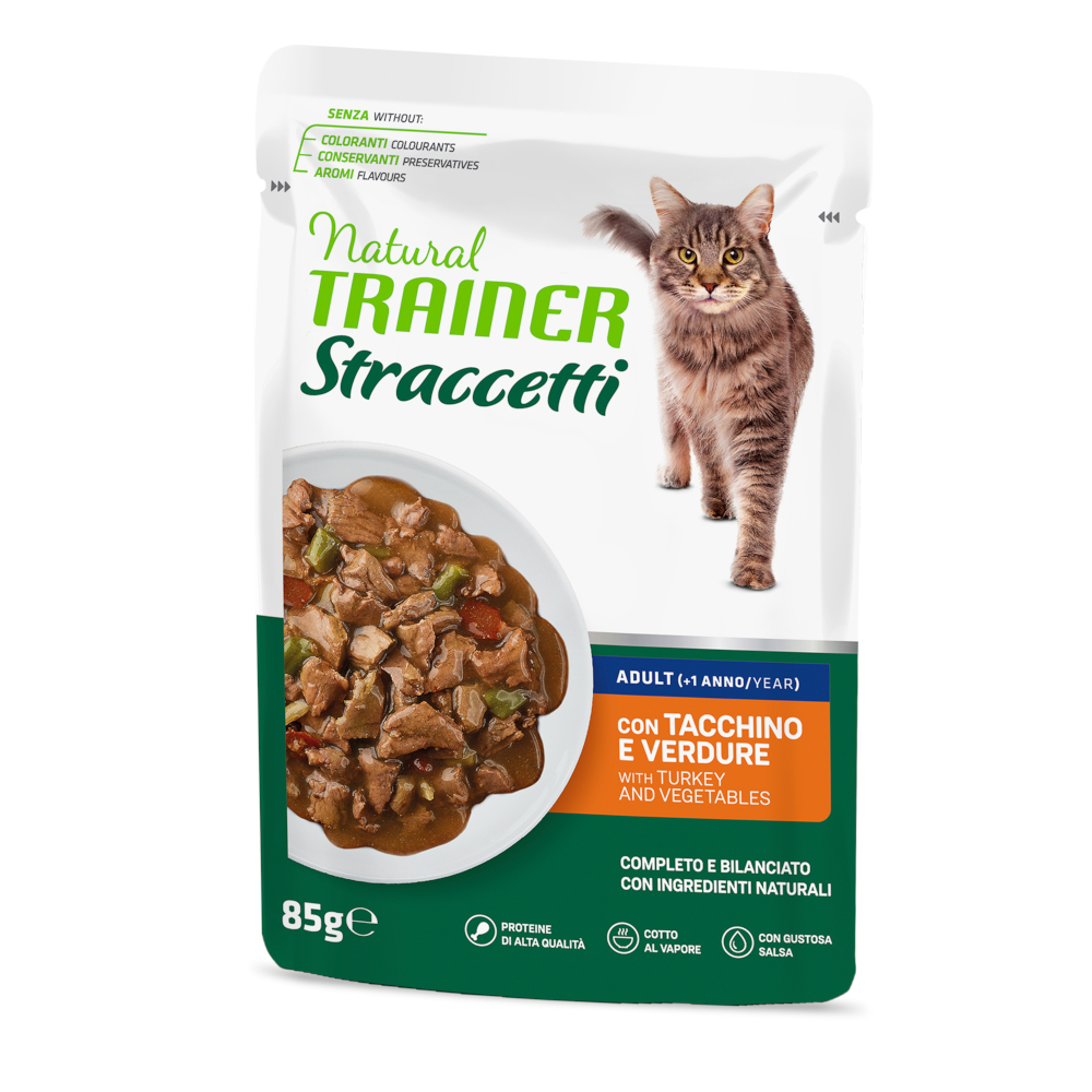 18 + 4 / 20 + 4 gratis! Natural Trainer, paski w sosie,  22 x 85 g / 24 x 85 g - Indyk, 22 x 85 g