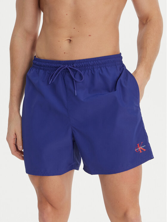 Calvin Klein Swimwear Szorty kąpielowe LV00N61045 Fioletowy