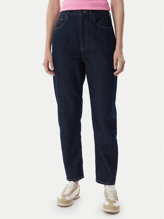 Tommy Jeans Jeansy DW0DW23459 Granatowy Mom Fit