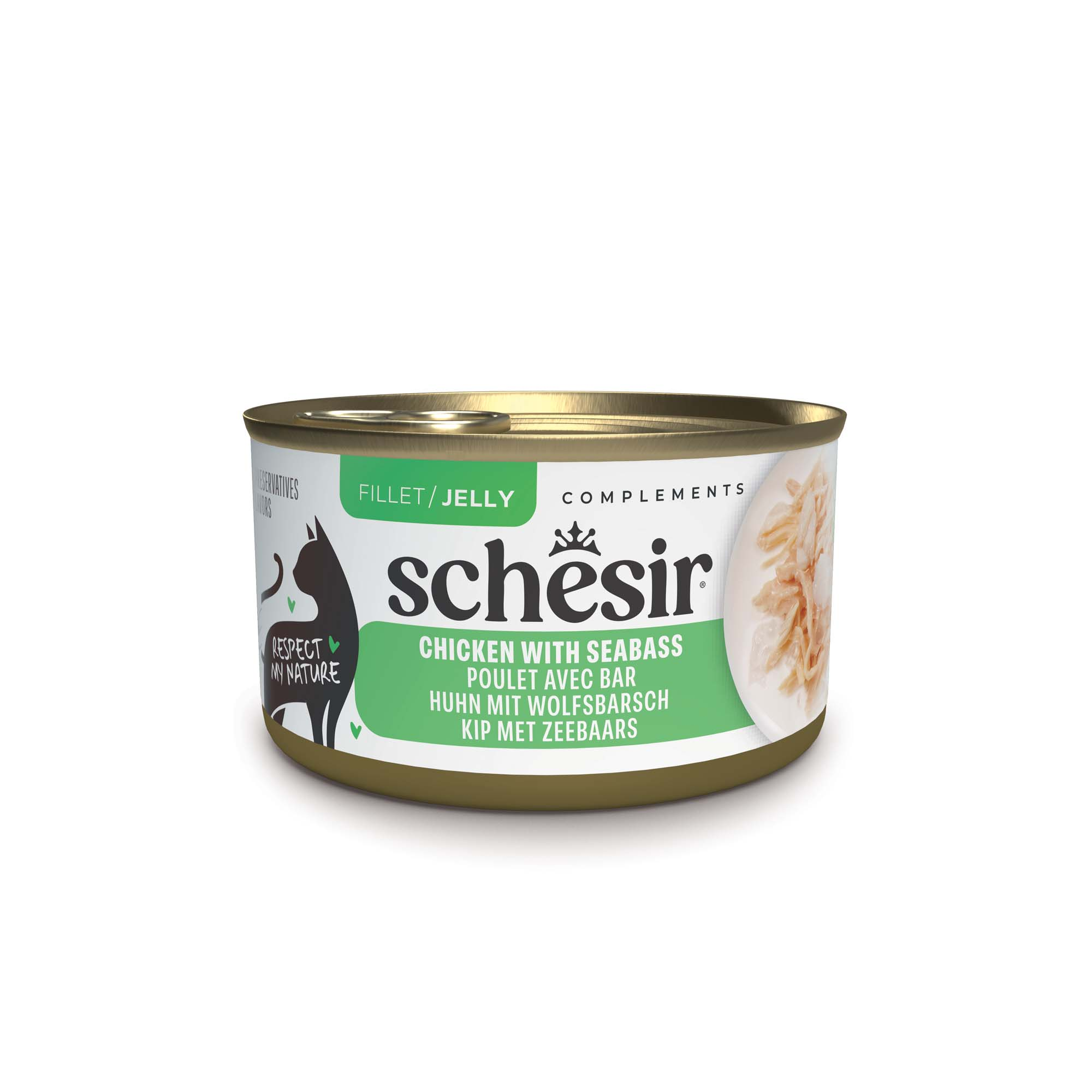 Korzystny pakiet Schesir Complements w galarecie, 24 x 70 g - Kurczak z labraksem