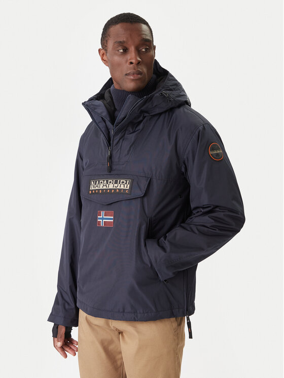 Napapijri Kurtka anorak Rainforest Next NP0A4IB9 Granatowy Regular Fit