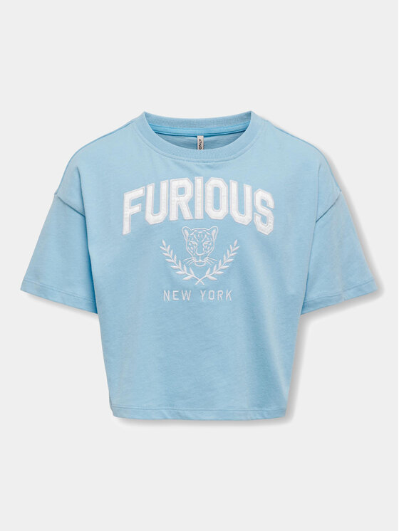 Kids ONLY T-Shirt Gvilla 15322531 Niebieski Regular Fit