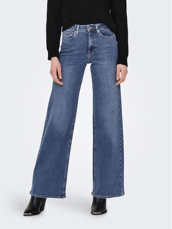 ONLY Jeansy Madison 15282980 Niebieski Wide Leg