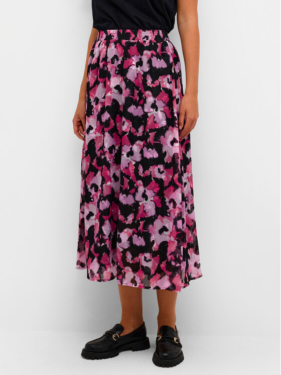 Kaffe Spódnica midi Amanda 10508165 Różowy Regular Fit